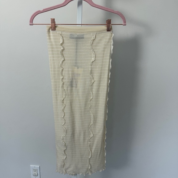 FENDI SILK MID LENGTH SKIRT SIZE 36 new with tags - Picture 4 of 4